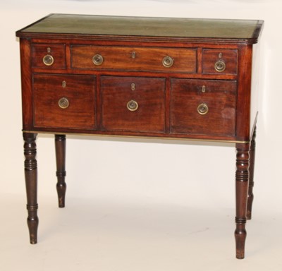 Lot 2474 - A George III mahogany games table, having a...