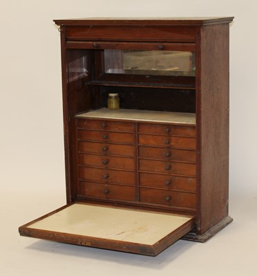 Lot 2529 - A Victorian walnut and burr walnut tambour...