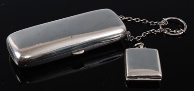 Lot 2107 - An Edwardian lady's combination cigarette...