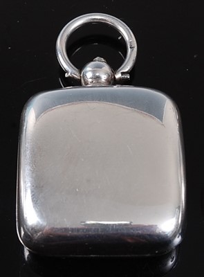 Lot 2111 - An Edwardian silver sovereign case, of plain...