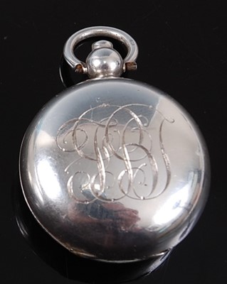 Lot 2112 - An Edwardian silver sovereign case, of plain...