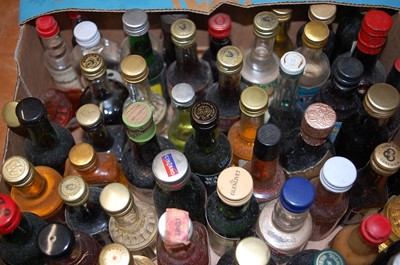 Lot 1413 - A collection of approx 100 various spirit...