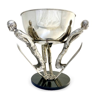 Lot 76 - Unique Skier Punch Bowl by Culinary Concepts  ...