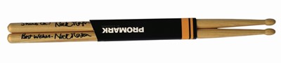 Lot 83 - Nick Mason CBE, Pink Floyd, Signed Drumsticks...