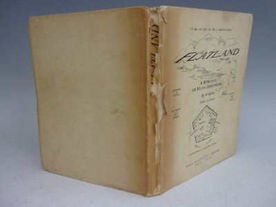 Lot 2022 - ABBOTT, Edwin, A. Flatland, A Romance of Many...