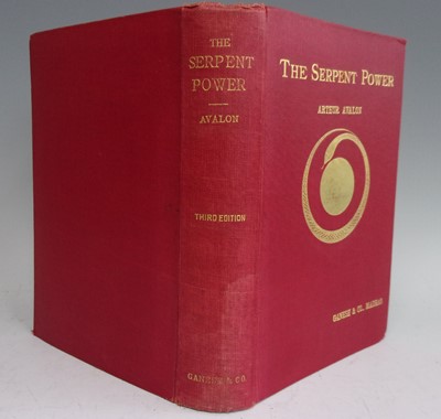 Lot 2025 - AVALON, Arthur. The Serpent Power. Ganesh & Co,...