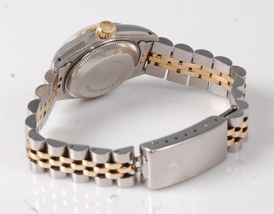 Lot 2307 - A lady's Rolex Oyster Perpetual bi-metal...