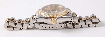 Lot 2307 - A lady's Rolex Oyster Perpetual bi-metal...