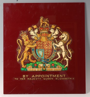 Lot 64 - A large perspex panel, transfer printed with...