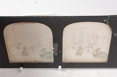 Lot 2327 - An Antoine Claudet tinted stereoscopic...