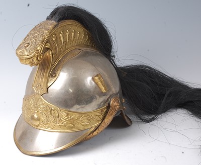 Lot 114 - A French Model 1874 Cuirassier helmet, having...
