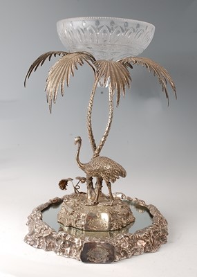 Lot 2124 - A late Victorian Elkington plate table...