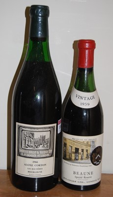Lot 1008 - Domaine Aloxe Corton Boutieres, 1966,...