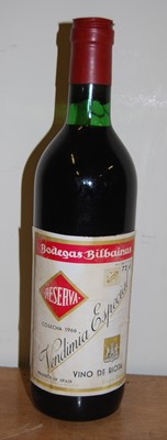 Lot 1019 - Bodegas Bilbainas Vendimia Especial, 1966,...