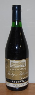 Lot 1027 - Bodegas Bilbainas, Vina Pomal Reserva, 1973,...