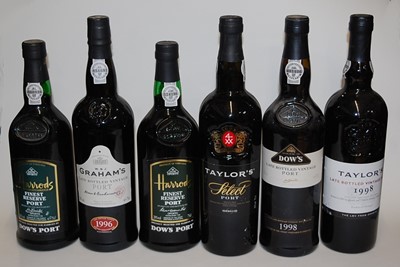 Lot 1255 - Dow's LBV Port, 1998, one bottle; Taylor's LBV...