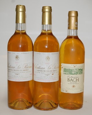 Lot 1163 - Château la Rame, 2001, Sainte-Croix du-Mont,...