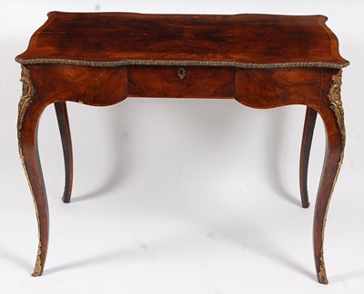 Lot 2514 - A Victorian walnut centre table, the...