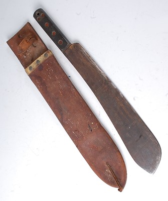 Lot 196 - A WW II British Army jungle machete, having a...