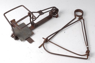 Lot 377 - * An Approved Lloyd rabbit trap, 27cm,...