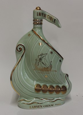 Lot 1332 - Larsen Fine Champagne Cognac in Viking ship...