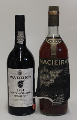 Lot 1275 - Warre's Quinta da Cavadinha Vintage Port, 1984,...
