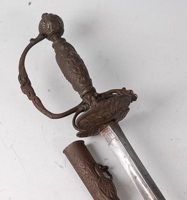 Lot 167 - A circa 1800 French sword, the 81cm triangular...