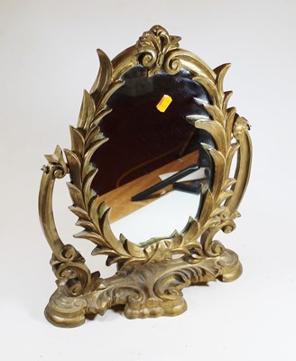 Lot 183 - A 19th century style gilt swing framed...