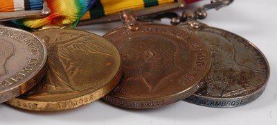 Lot 10 - A Boer War / Great War Gallantry group of...