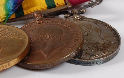 Lot 10 - A Boer War / Great War Gallantry group of...