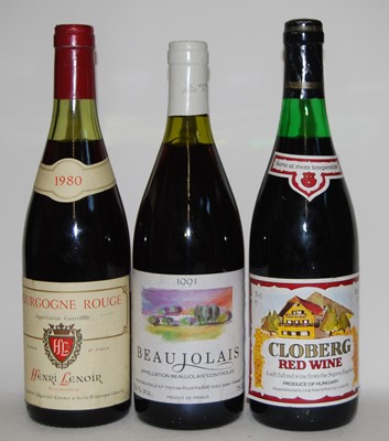 Lot 1088 - Henri Lenoir Borgogne Rouge, 1980, Burgundy,...