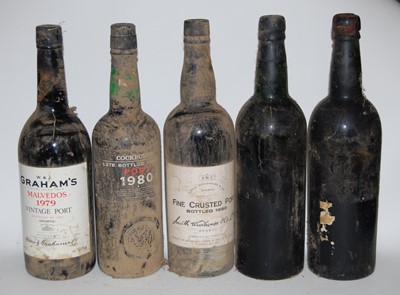 Lot 1287 - W&J Graham's Malvedos Vintage Port, 1979, one...