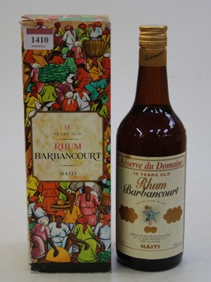 Lot 1342 - Barbancourt Rhum, 15 year old Reserve du...