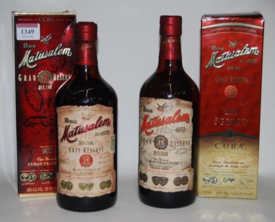 Lot 1349 - Matusalem Gran Reserva rum, 15 years, 75cl,...