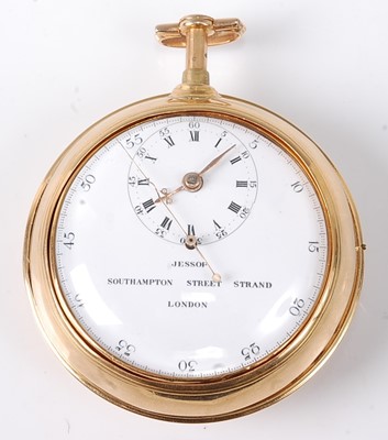 Lot 2280 - Jessop of London - a George III 18ct gold pair...