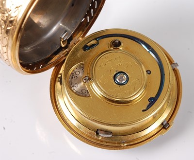 Lot 2280 - Jessop of London - a George III 18ct gold pair...