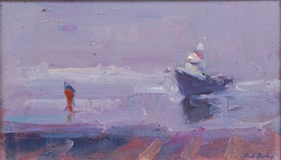 Lot 231 - Paul Darley (b.1958) - Long day end, oil on...