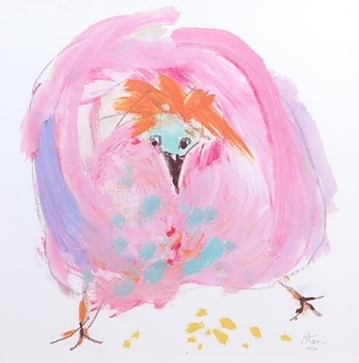 Lot 224 - Barbara Karn (b.1949) - Pink chip, lithograph...