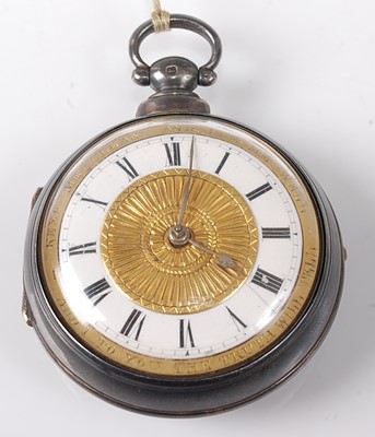 Lot 2288 - B Musson of Lough - a William IV silver cased...