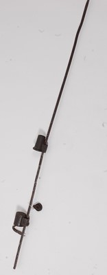 Lot 398 - * A 19th century wrought iron gamekeepers /...