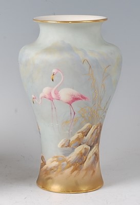 Lot 2040 - A Royal Worcester porcelain Sabrina ware vase,...