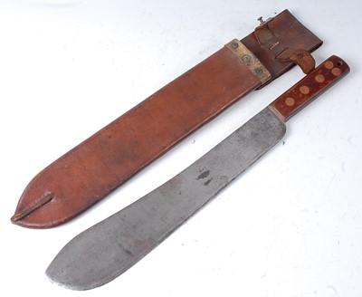 Lot 203 - * A WW II British Army jungle machete, having...
