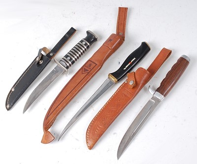 Lot 309 - * A German hunting knife, the 12cm blade...