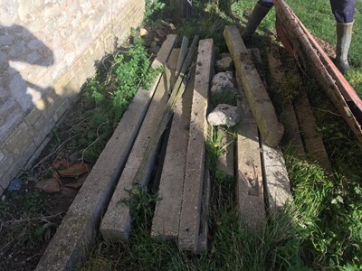 Lot 16 - 11 x Assorted Concrete Posts