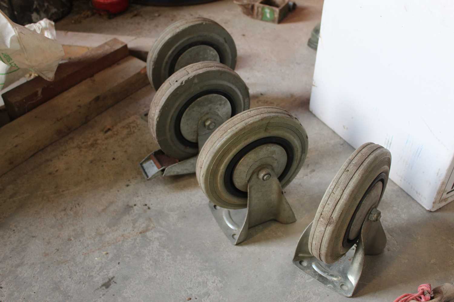 Lot 45 - 4 x Trolley Wheels
