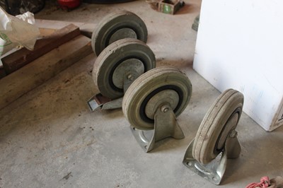Lot 45 - 4 x Trolley Wheels