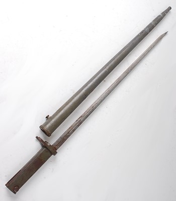 Lot 214 - A variant of a WW I Ersatz bayonet, having a...