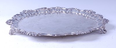 Lot 2145 - An early Victorian silver salver, having...