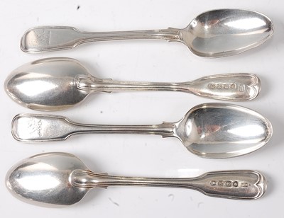 Lot 2161 - A matched set of fourteen George IV and...