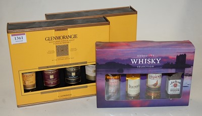Lot 1361 - Glenmorangie 4 x 10cl taster pack Highland...